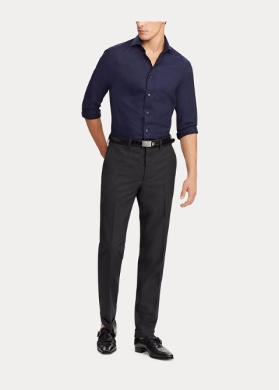 Men's Ralph Lauren Gregory Wool Serge Trousers | 251849DBL